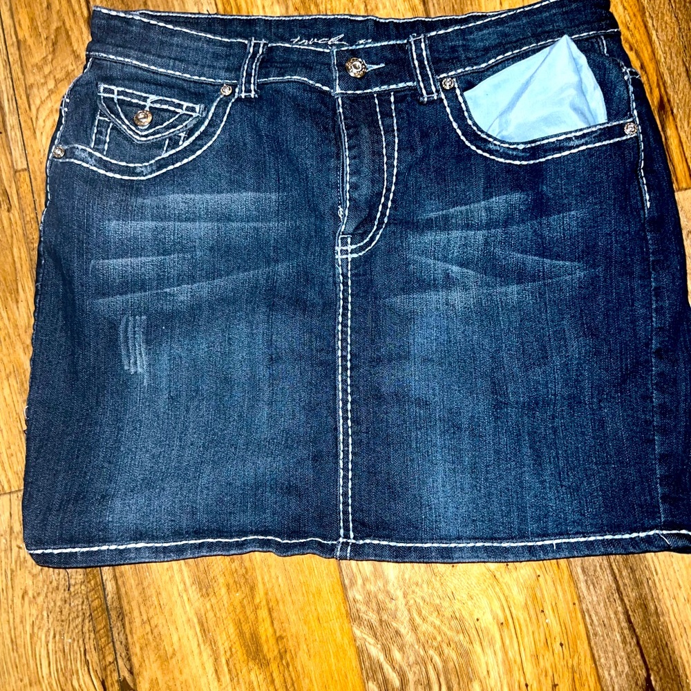 Demin short skirt